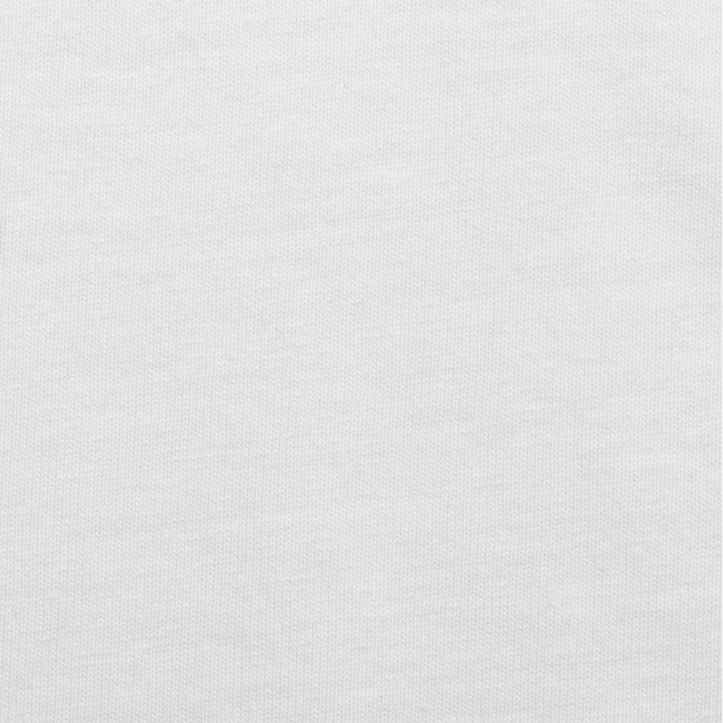 Swatch  view of a white tee with refined embroidery detail on the sleeve and screen-printed details on the front and back, this tee delivers a balance of comfort, structure, and everyday wearability.